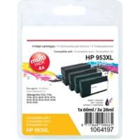 Office Depot  Kompatibel HP 953XL Tintenpatrone 3HZ52AE Schwarz, Cyan, Magenta, Gelb Multipack 4 Stück