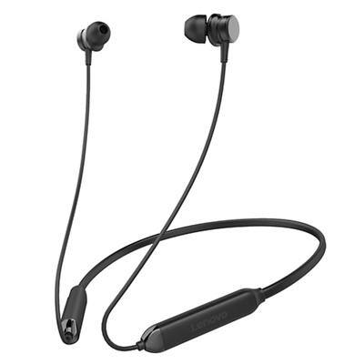 Lenovo HE15 Kabelloses Headset mit Nackenbügel Geräuschunterdrückung Bluetooth 5.0 mit Mikrofon Schwarz