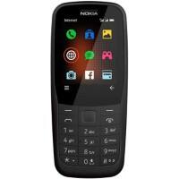 Nokia 220 24 MB 0,3 Megapixel 6,1 cm (2,4 Zoll) MiniSIM + MicroSIM Smartphone Schwarz