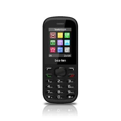 Bea-Fon Classic Line C70 4.5 cm (1,77 Zoll) MiniSIM Mobiltelefon Mobiltelefon Schwarz