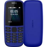 Nokia 105 4 MB 4,4 cm (1,8 Zoll) MiniSIM Mobiltelefon Mobiltelefon Blau