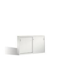 C+P Sideboard mit Schiebetüren Acurado H1000xB1600xT400mm Korpus Lichtgrau Fronten Lichtgrau Anzahl Fächer: 2