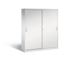 C+P Schiebetürenschrank Acurado H1950xB1600xT500mm Korpus Lichtgrau Fronten Lichtgrau Anzahl Fächer: 12