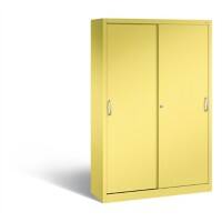 C+P Schiebetürenschrank Acurado H1950xB1200xT400mm Korpus Schwefelgelb Fronten Schwefelgelb Anzahl Fächer: 3