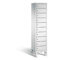 C+P Laptopschrank Evolo H1850xB420xT500mm Korpus Lichtgrau Fronten Lichtgrau