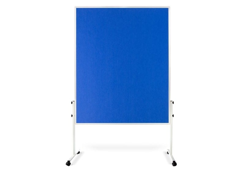 master of boards Pinnwand Freistehend 150 (B) x 1,5 (T) x 120 (H) cm Blau
