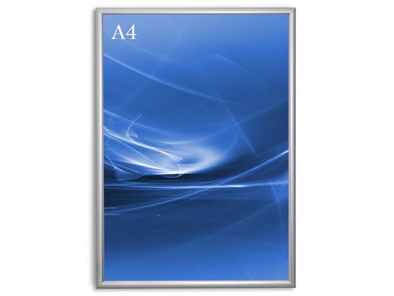 master of boards Opti-Clic DIN A4 Klapprahmen Aluminium fd-6600 22 (B) x 1,5 (T) x 31 (H) cm fd-6600