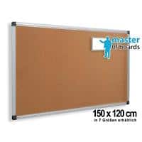 Master of Boards Kork-Pinnwand mit Alurahmen 150x120 cm