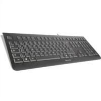 terra Ergonomische Tastatur TERRA Keyboard 1000 JK-0800DEADSL Verkabelt Schwarz QWERTZ