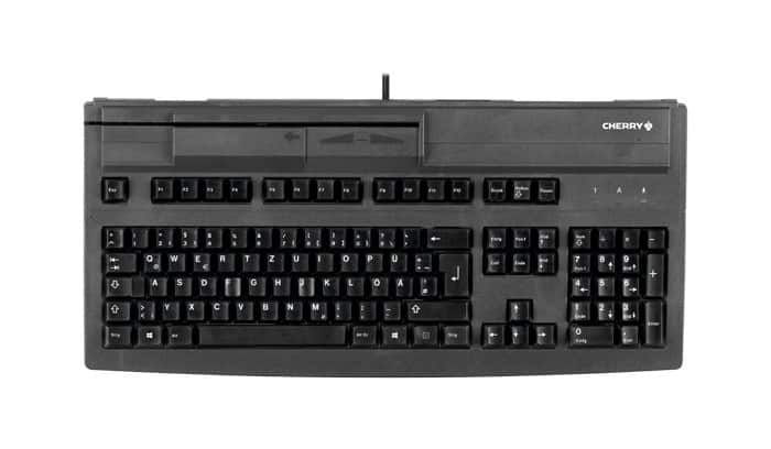 CHERRY Tastatur MX V2 G80-8000 G80-8000LUVDE-2 Verkabelt Schwarz QWERTZ (DE)