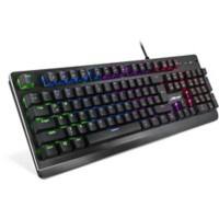 INTER-TECH Gaming-Tastatur NK-2000ME 88884100 Schwarz QWERTZ