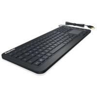 KeySonic Ergonomische Tastatur KSK-6231INEL 28093 Verkabelt Schwarz QWERTZ (DE)