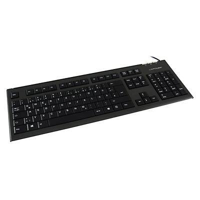 LC-Power Tastatur LC-KEY-3B Verkabelt Schwarz QWERTZ (DE)