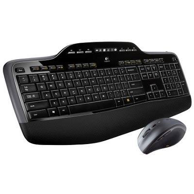 Logitech Tastatur-Maus-Set MK710 920-002440 Kabellos Schwarz QWERTY Internationaler EER