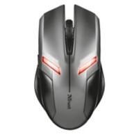 Trust Optische USB Kabelgebundene Maus Schwarz, Rot