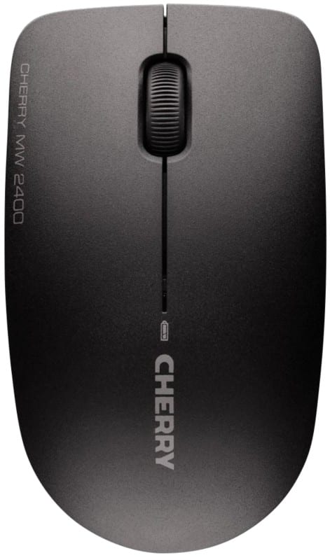 CHERRY MW 2400 Maus Beidhändig RF Kabellos Optisch 1200 dpi Schwarz