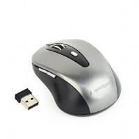 Gembird MUSW-4B-04-BG Kabellose Optische USB Maus für Rechtshänder Schwarz, Spacegrau