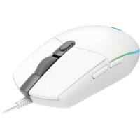 Logitech G203 Optische USB Kabelgebundene Maus 2 m Kabel Weiß