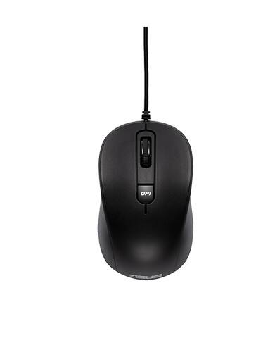 ASUS MU101C Maus Verkabelt Schwarz Geeignet Für Linkshänder