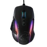 Roccat AIMO Optische USB Kabelgebundene Maus 1.8 m Kabel Beidhändig Schwarz