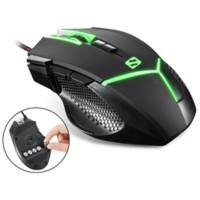 Sandberg 640-19 Optische USB Kabelgebundene Maus 1.8 m Kabel für Rechtshänder Schwarz