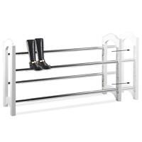 Casa Pura Schuhregal Maxim Aluminium, Polypropylen Weiß Fächer 1145 x 185 x 425 mm