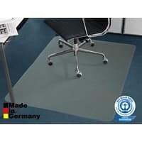 Floordirekt Pro Stuhlunterlage Teppich Recycling-PET Transparent 1150 x 1350 mm