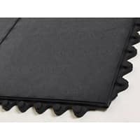 etm Bodenschutzmatte Gummi Schwarz 920 x 920 mm