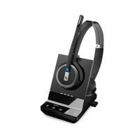 Sennheiser SDW 5066 DECT-Headset Verkabelt / Kabellos Kopfbügel Geräuschunterdrückung mit Mikrofon Schwarz mit Mikrofon USB