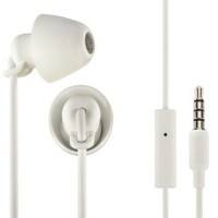 Thomson In-Ear EAR3008W Kopfhörer Verkabelt Ohrhörer Geräuschunterdrückung mit Mikrofon Weiß mit Mikrofon