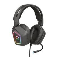 Trust BLIZZ RGB GXT 450 Gaming-Headset Verkabelt Über das Ohr Schwarz mit Mikrofon