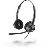 Plantronics EncorePro 320 QD Headset Verkabelt Kopfbügel Geräuschunterdrückung mit Mikrofon Schwarz mit Mikrofon