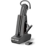 Plantronics 8245 UC Headset Kabellos Ohrbügel Geräuschunterdrückung mit Mikrofon Schwarz mit Mikrofon Bluetooth