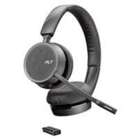 Plantronics Voyager 4220 UC Headset Kabellos Kopfbügel Noise Cancelling mit Mikrofon Bluetooth USB Schwarz