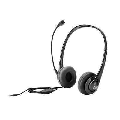 Hp Headset Verkabelt Kopfbügel Noise Cancelling schwarz mit Mikrofon T1A66AA