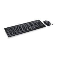 Fujitsu Tastatur-Maus-Set LX410 S26381-K410-L420 Kabellos Schwarz QWERTZ (DE)