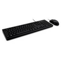 INTER-TECH Tastatur-Maus-Set KB-118 88884075 Verkabelt Schwarz QWERTZ