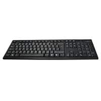 LogiLink Tastatur-Maus-Set ID0104 Kabellos Schwarz QWERTZ