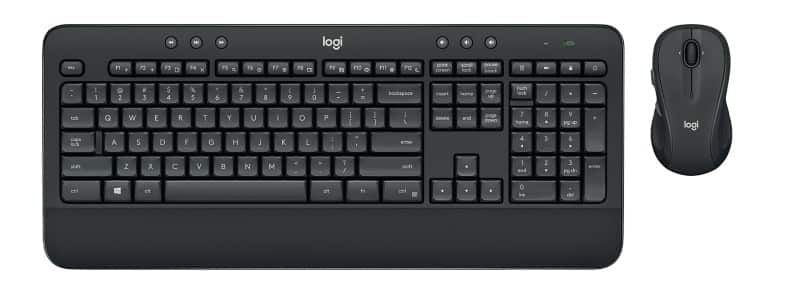 Logitech Tastatur-Maus-Set MK545 Advanced Kabellos Schwarz QWERTZ (DE)