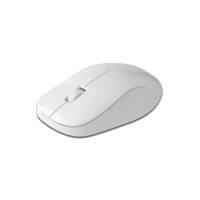 MEDIARANGE Kabellos Tastatur-Maus-Set QWERTZ Silber, Weiß (Tastatur), Weiß (Maus)