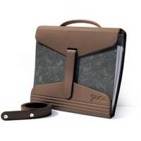 YAKA Ordnertasche PVC Braun 2 Stück
