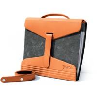 YAKA Ordnertasche PVC Orange 2 Stück