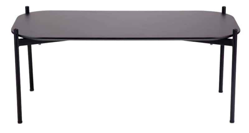 meet powered by PAPERFLOW Empfangstisch Rechteckig Meet MDF (Mitteldichte Faserplatte) Schwarz 1.000 x 500 x 400 mm