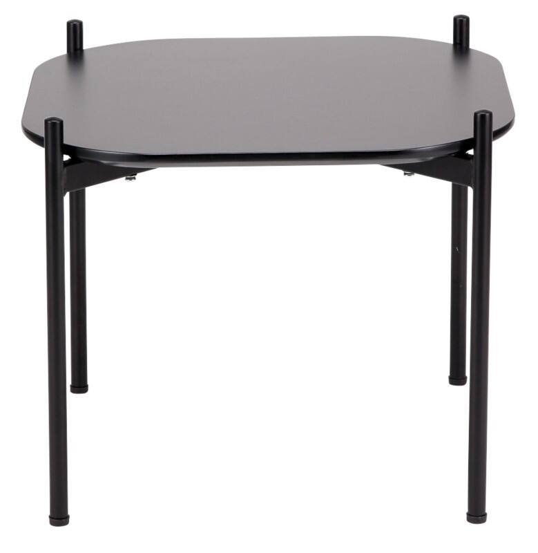 meet powered by PAPERFLOW Empfangstisch Quadratisch Meet MDF (Mitteldichte Faserplatte) Schwarz 500 x 500 x 400 mm