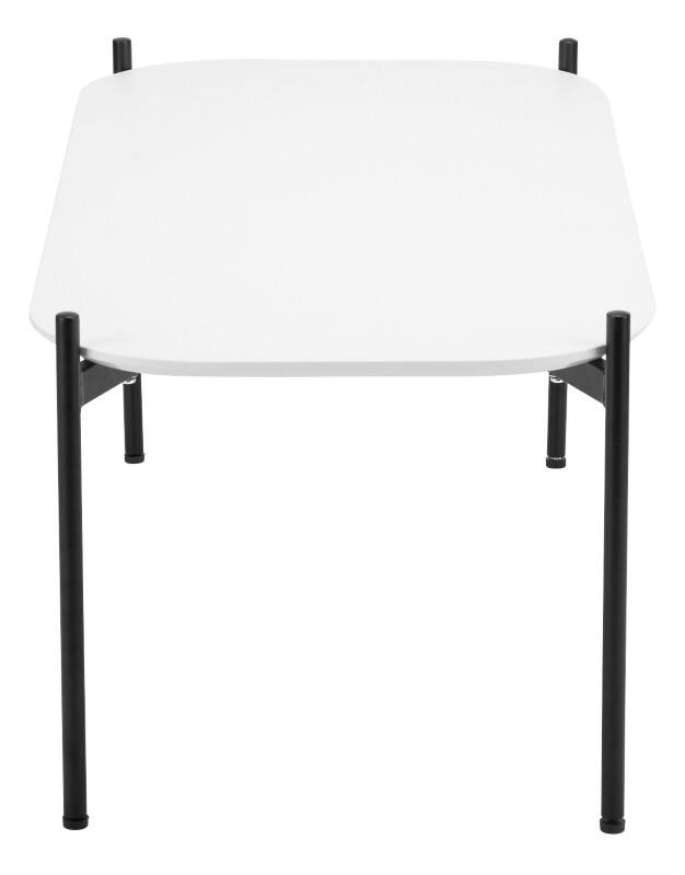 meet powered by PAPERFLOW Empfangstisch Rechteckig Meet MDF (Mitteldichte Faserplatte) Buche 750 x 500 x 400 mm