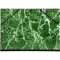 Exacompta Kunstordner 635E Karton 370mm x 520mm Grün 10 Stück