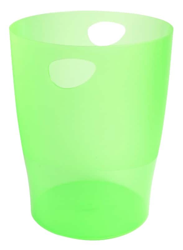 Exacompta Papierkorb Ecobin Grün 15L 26,3 x 26,3 x 33,5 cm 8 Stück