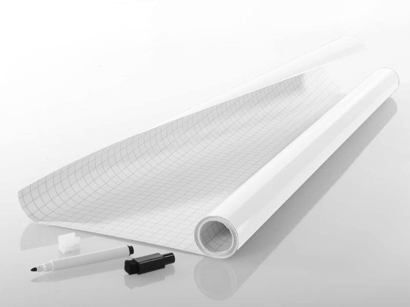 Office Marshal Whiteboardfolie Weiß Wandmontierbar 60 x 300 cm