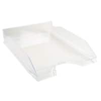 Exacompta Briefablage Classic 12323D Polystyrol 500 Blatt Transparent 65 x 25,5 x 34,5 cm 10 Stück