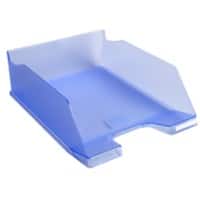Exacompta Briefablage Classic 11510D Polystyrol 750 Blatt Blau, Transparent 10,3 x 25,5 x 34,7 cm 4 Stück